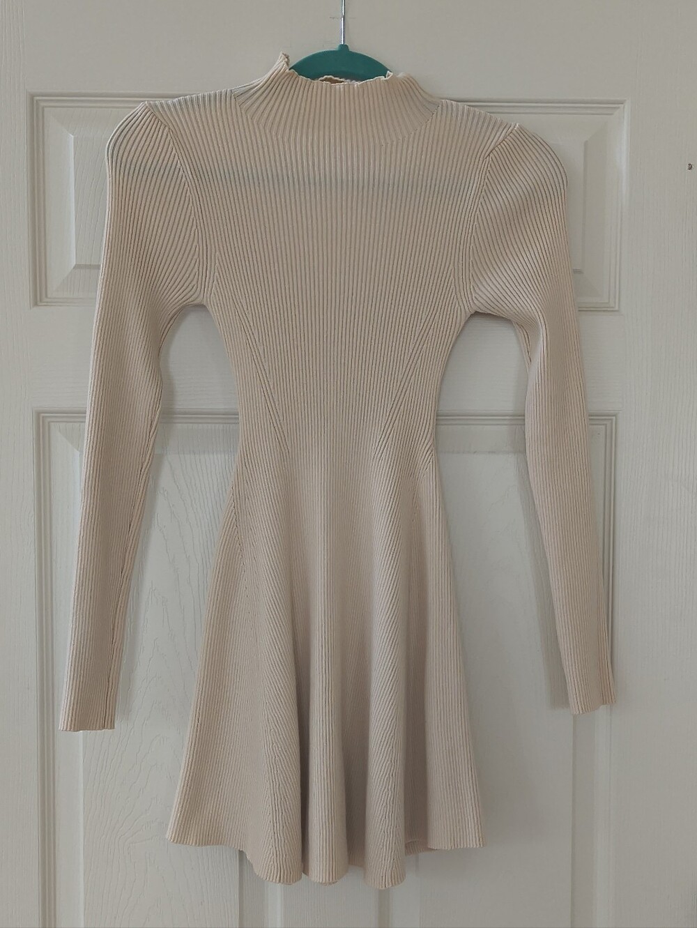 American Threads Millie Knit Turtleneck Mini Dress | Size Small
